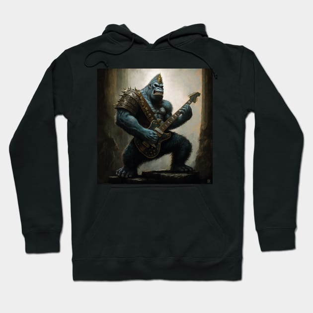 king rock Hoodie by rocknerd